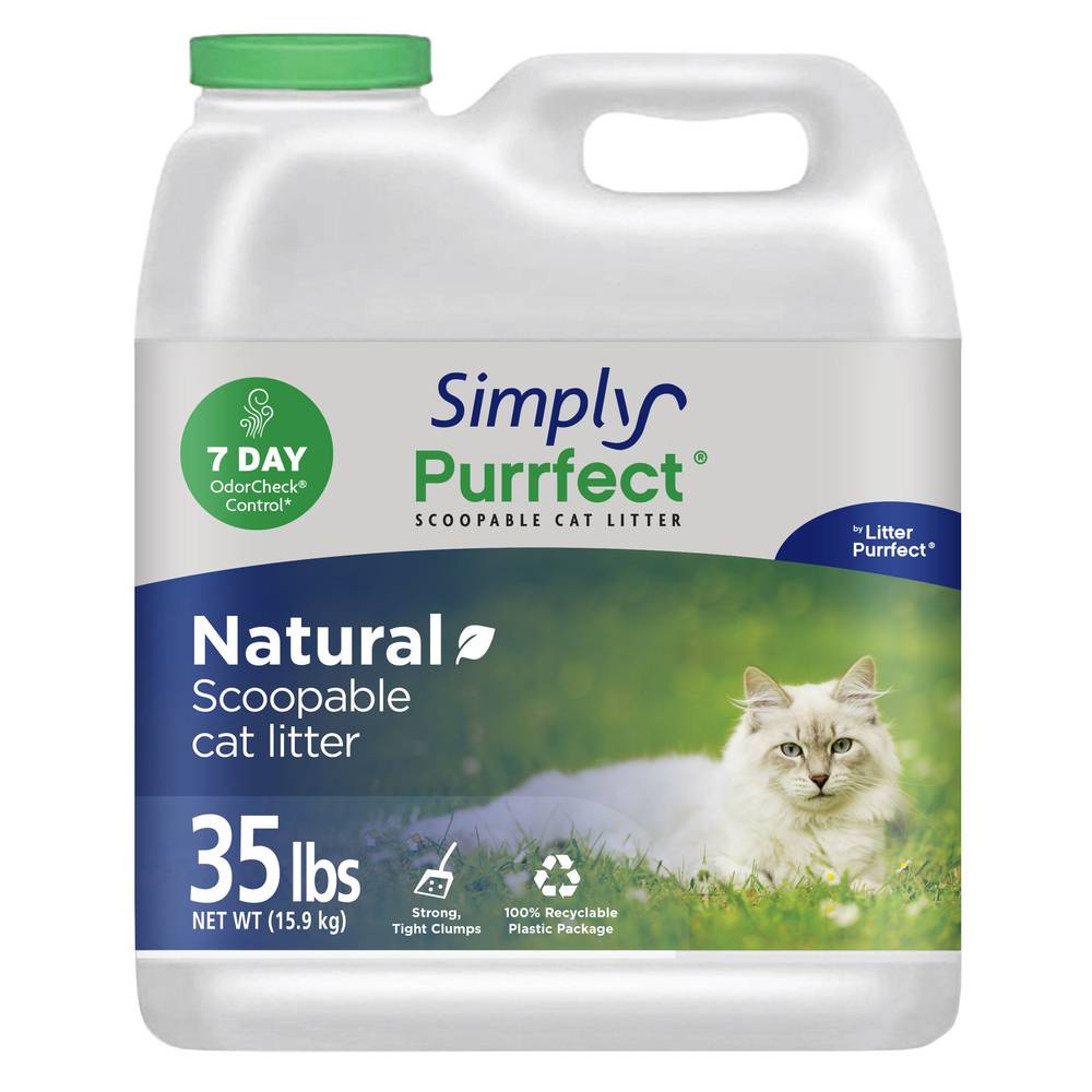 Simply Purrfect Natural Scoopable Cat Litter (15.9 kg)