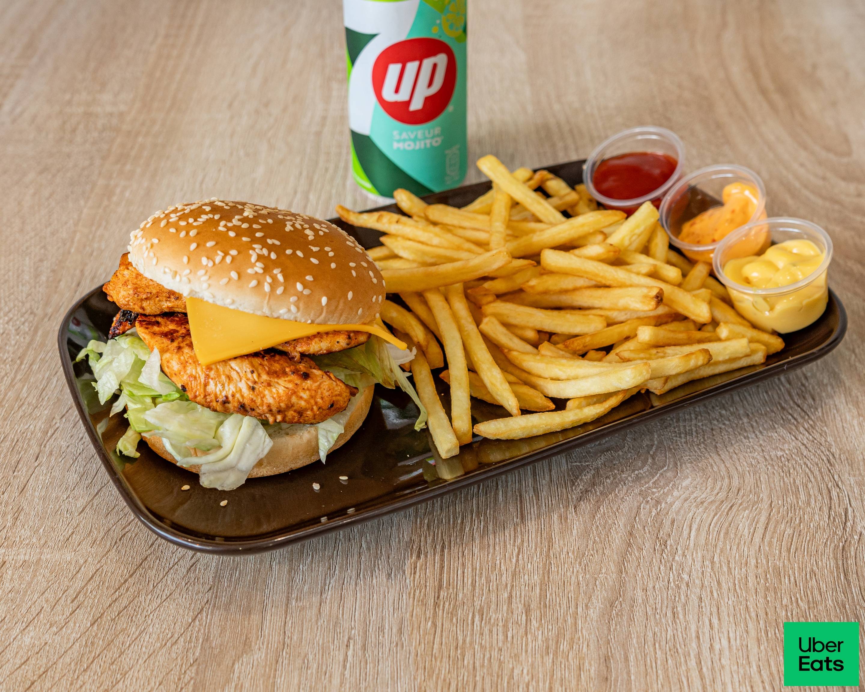🍔 🥤 Menu Spicy Tikka Burger