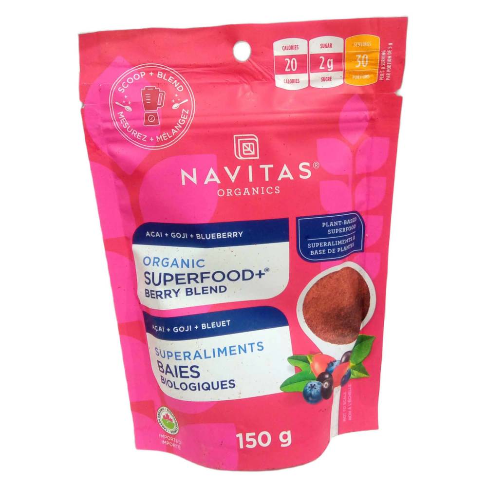 Navitas Berry Blend Nutritional Supplement (150 g)