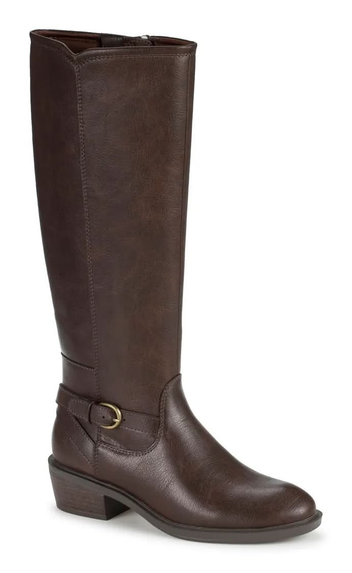 Baretraps Natara Boot (Dark Brown Wide Width, Wide Calf - 7.5)