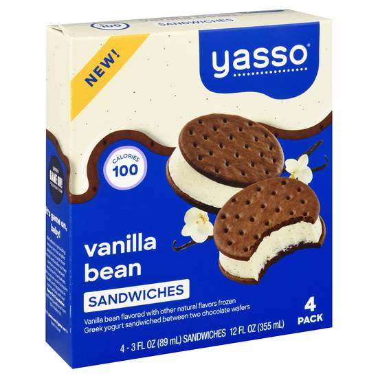 Yasso Vanilla Bean Sandwiches (4 ct)