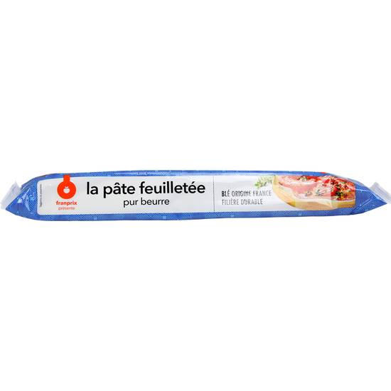 Pâte feuilletée pur beurre Franprix 230g