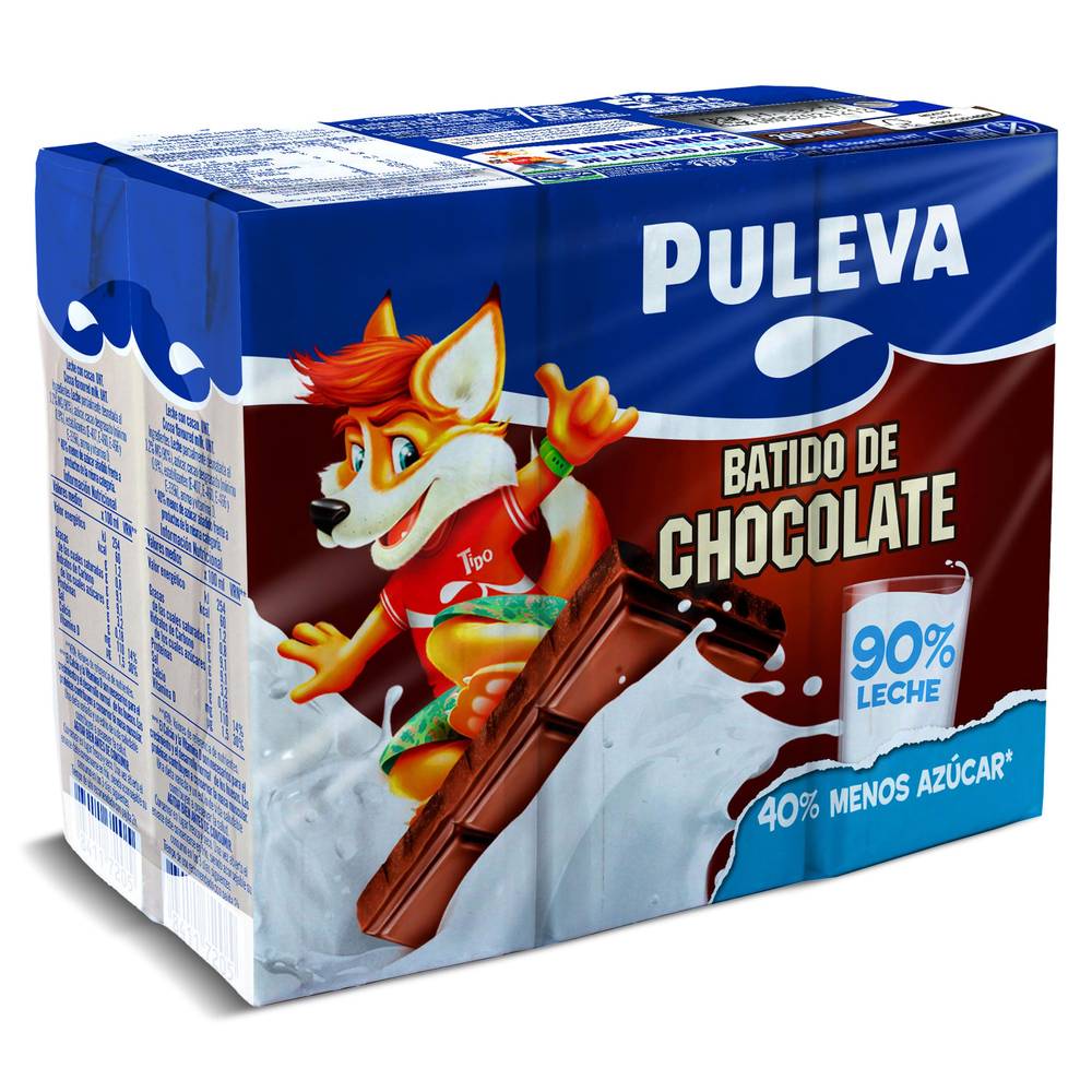 Batido De Chocolate Puleva Brik 6 X 200 Ml