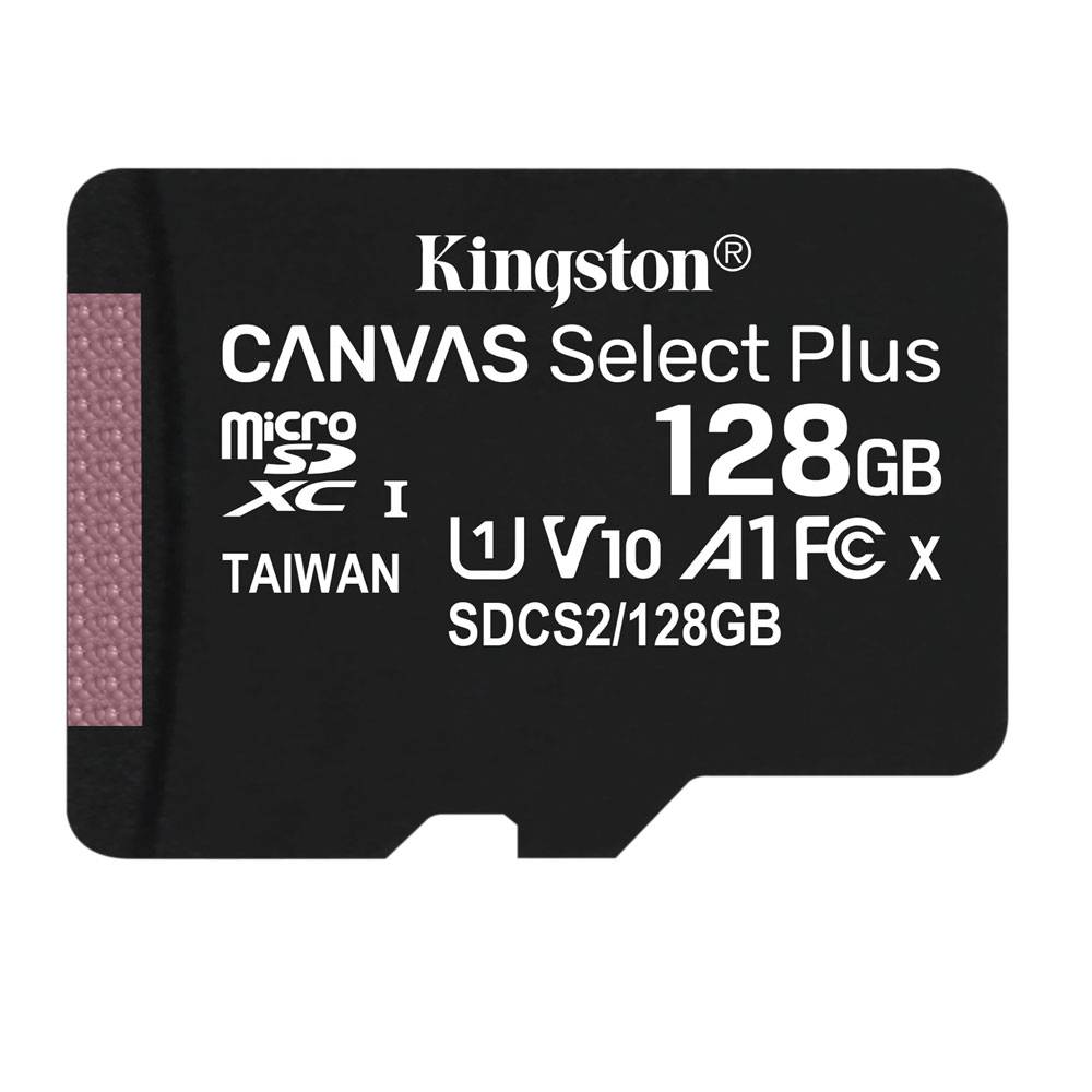Kingston Memoria 128GB microSDXC (100MB/s) UHS-I U1 A1 Canvas Select Plus