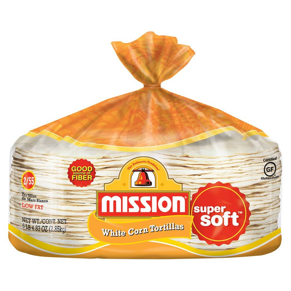 Mission Super Soft White Corn Tortillas (2 ct)