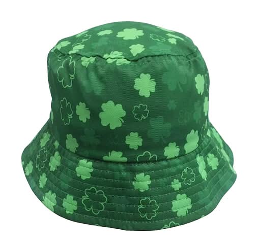 Shamrock Printed Bucket Hat By Celebrate It