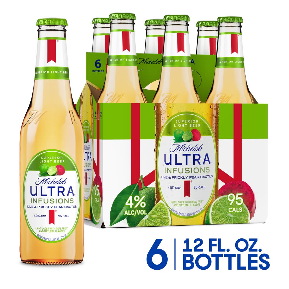 Michelob Infusions Cactus Beer (6 x 12 fl oz)
