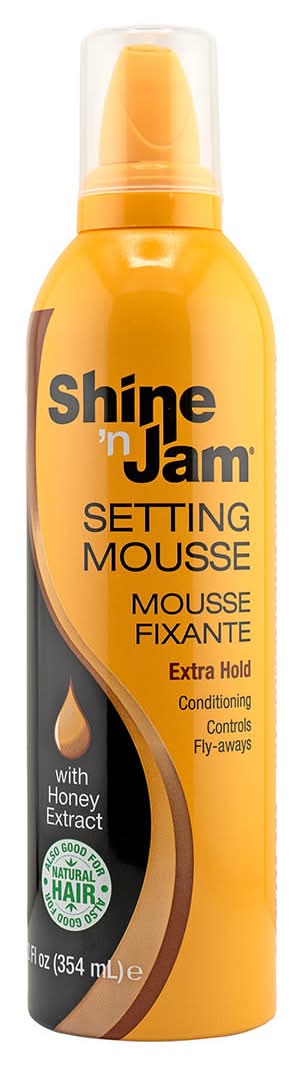 Shine 'n Jam Extra Hold Setting Hair Mousse (12 fl oz)