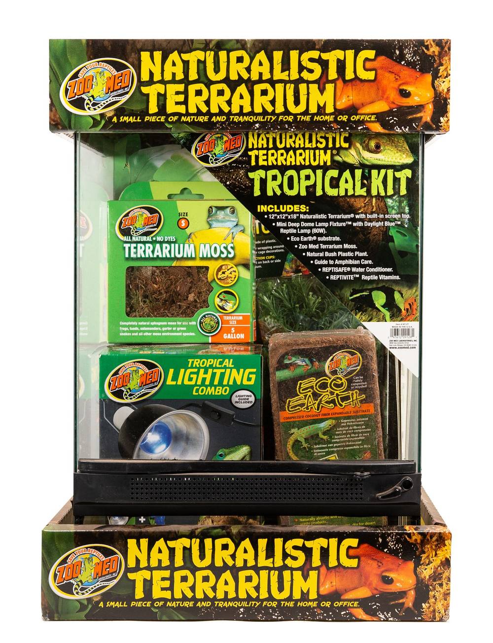 Zoo Med Naturalistic Terrarium Tropical Kit, 12X12X18 in