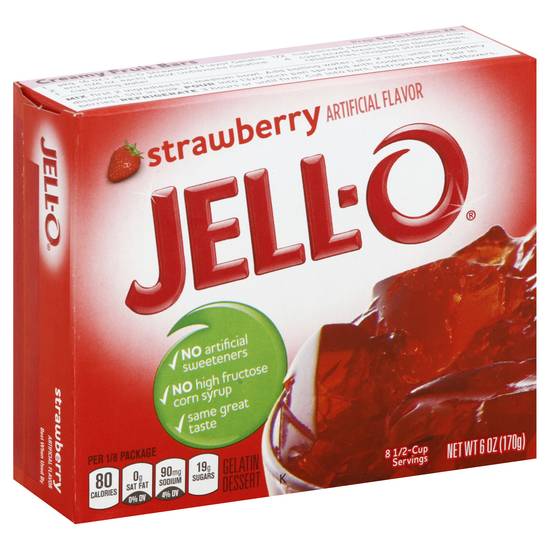 Jell-O Gelatin Dessert (strawberry)