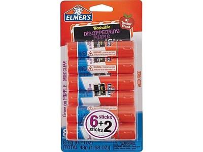 Elmer's School Glue Sticks (8 ct, 6g) (purple)