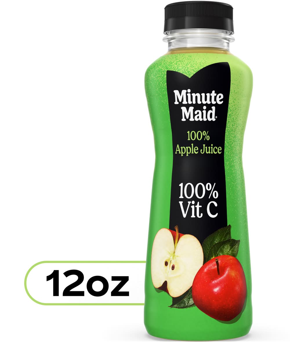 Minute Maid 100% Vitamin C Juice, Apple (12 fl oz)
