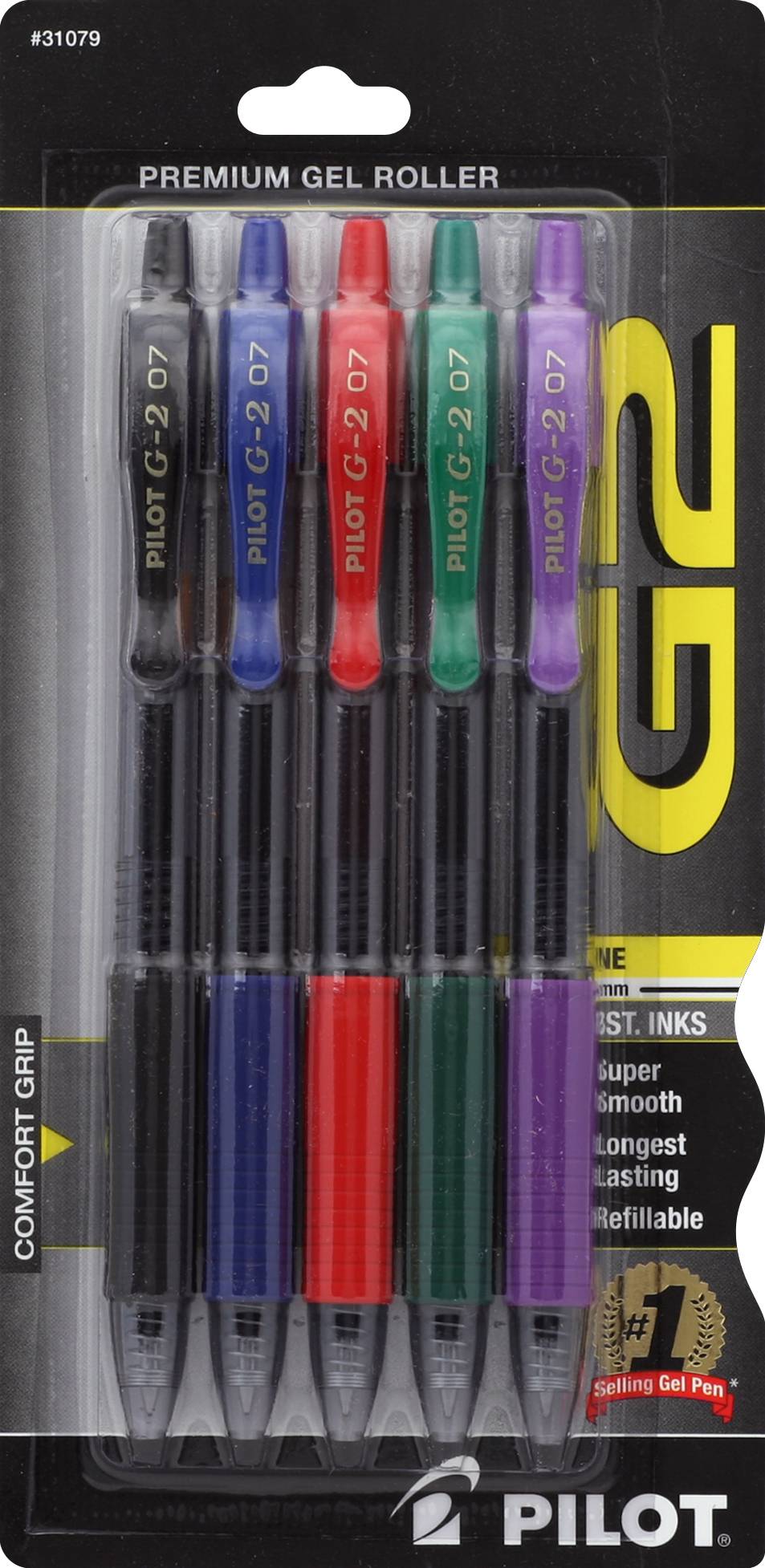 Pilot Gel Ink Pens, Multi (5 ct)