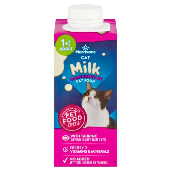 Morrisons Milk Complementary Adult Cat Food 1+ Years (200ml)