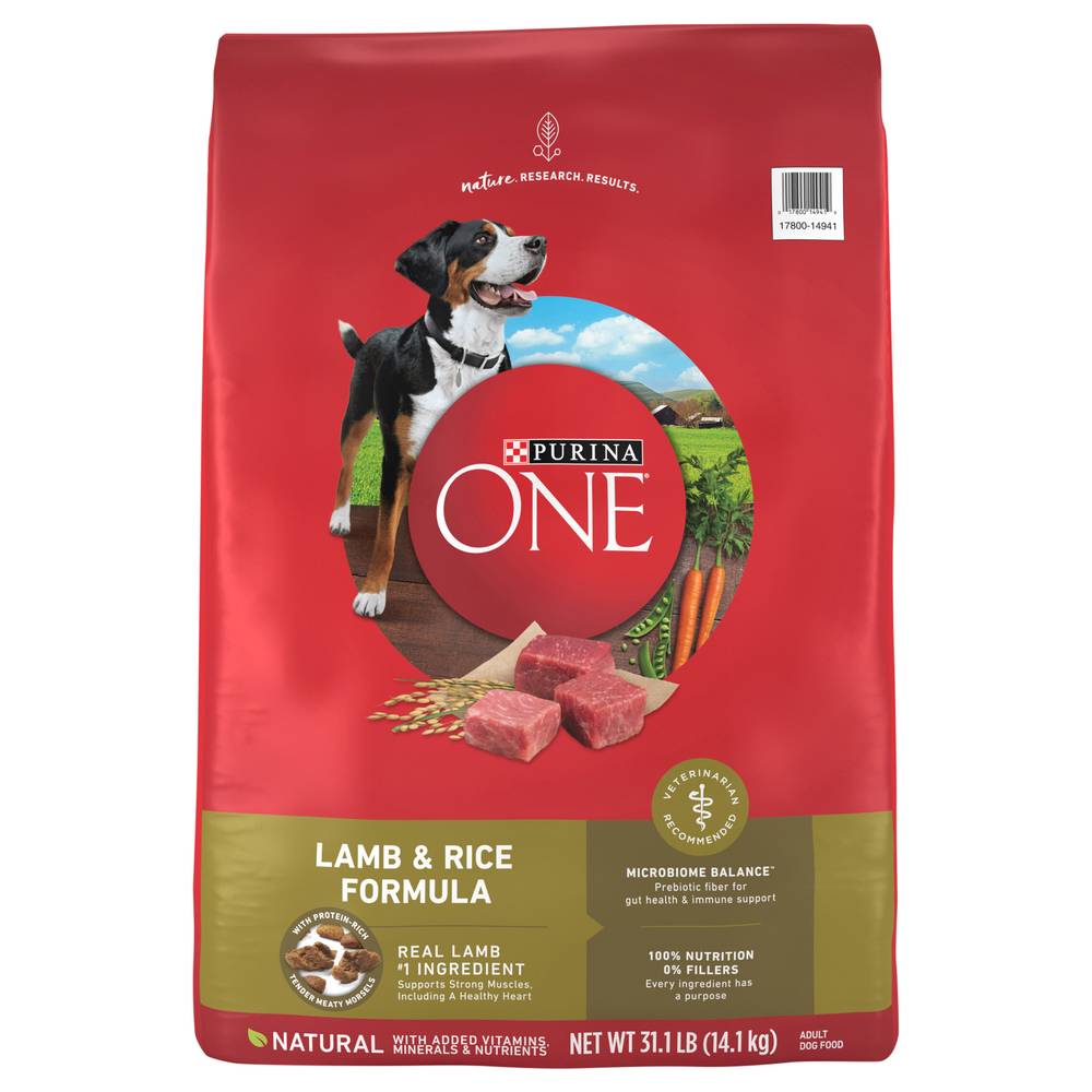 Purina One Smart Blend Lamb & Rice Formula Premium Adult Dog Food