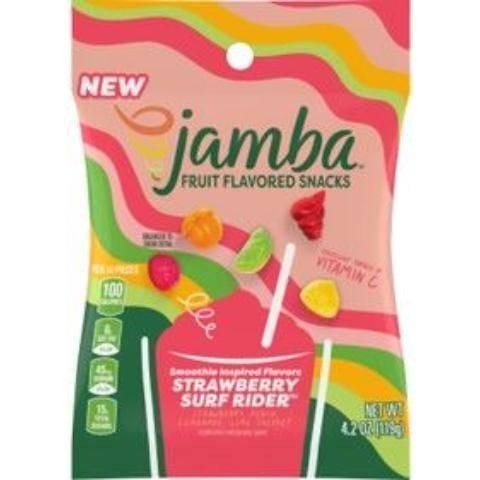 Jamba Surf Rider Fruit Flavored Snacks, Strawberry (4.2 oz)