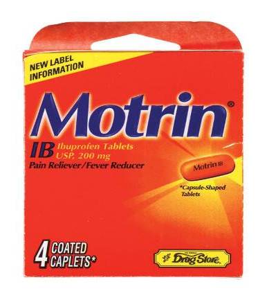 MOTRIN 4 CAPLETS