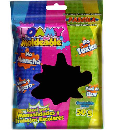 Pascua · Foamy moldeable negro (50 g)