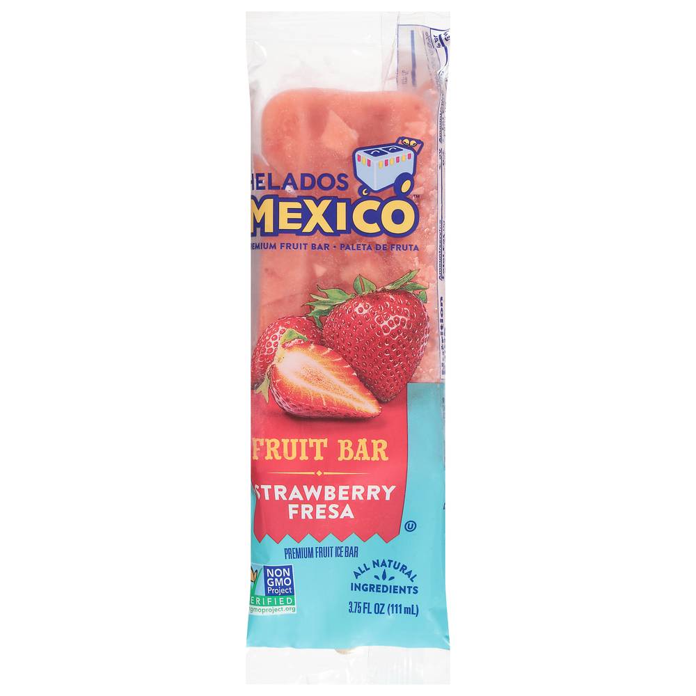 Helados Mexico Strawberry Fruit Bar (4.2 oz)