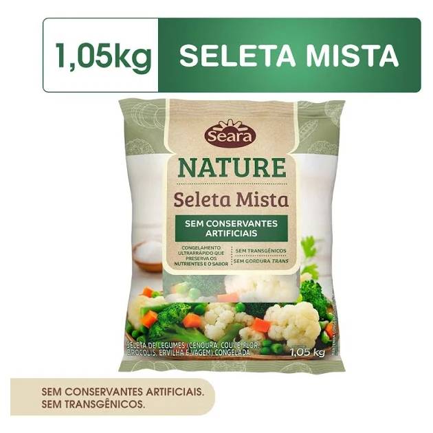 Seara · Seleta de legumes congelada nature (1,05 kg)