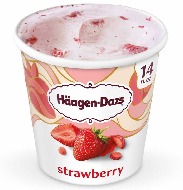 Haagen-Dazs Strawberry Ice Cream 14oz