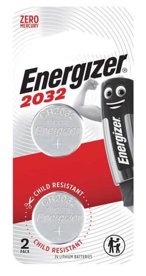 Energizer Specialty Battery 2032 2pk