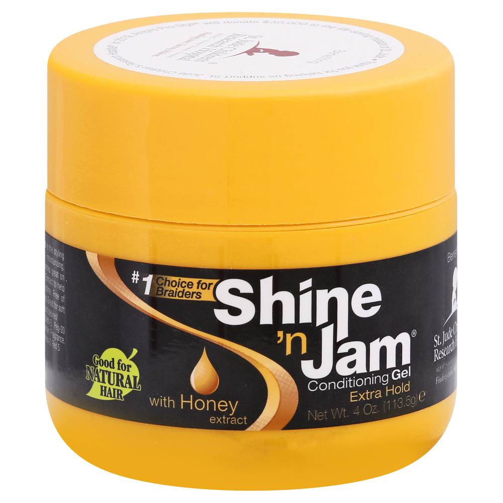 Shine 'n Jam Honey Conditioning Gel, Extra Hold (4 oz)