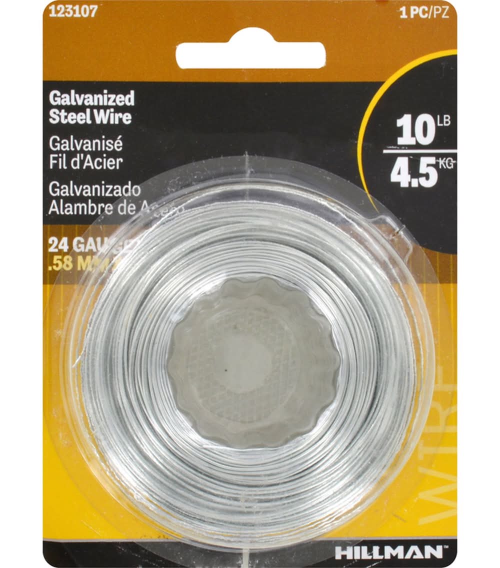 Hillman 250 Ft. L Galvanized Steel 24 Ga. Wire