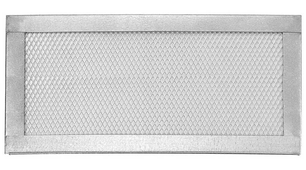 Gibraltar Building Products Galvanized Steel Flat Screen Vent, 16x8 in