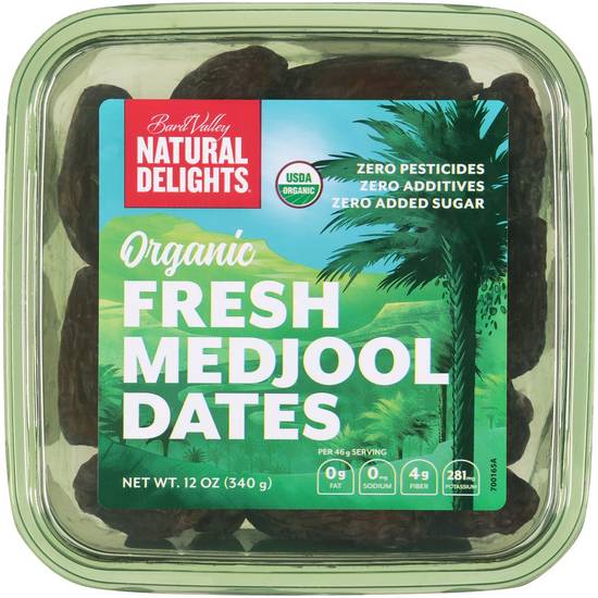 Order Bard Valley Natural Delights · Fresh Medjool Dates (12 oz) food online from Safeway store, Eureka on bringmethat.com
