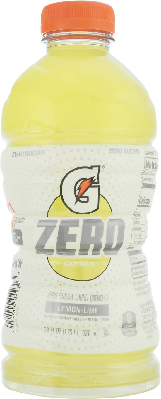 Gatorade Zero Sugar Lemon Lime Thirst Quencher (28 fl oz)