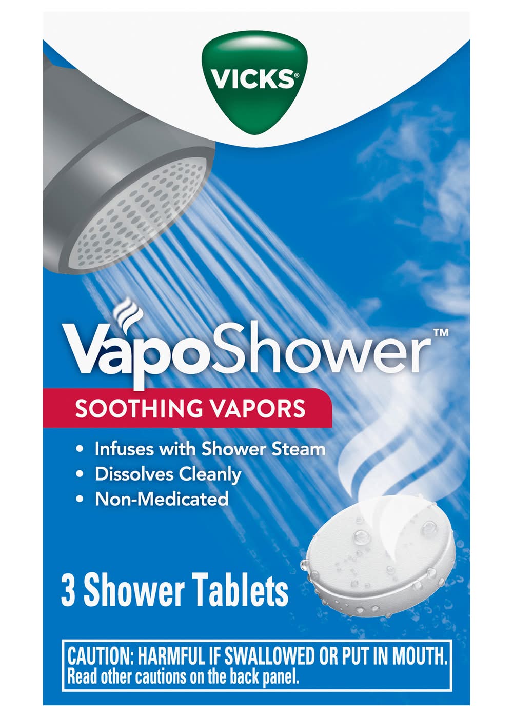 Vicks Vaposhower Soothing Vapors Tablets (3 ct)
