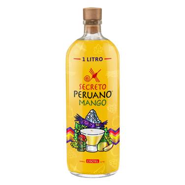 Secreto peruano cóctel sour mango (botella 1 l)