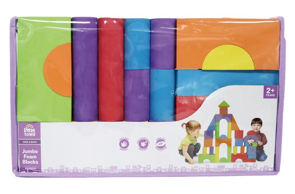 Little Town Bright Foam Blocks