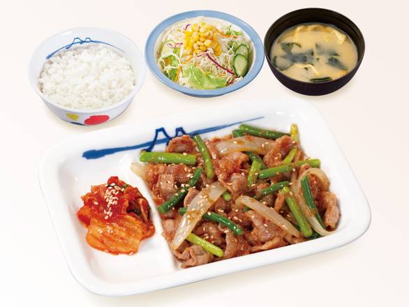 プルコギ定食（味噌汁付）