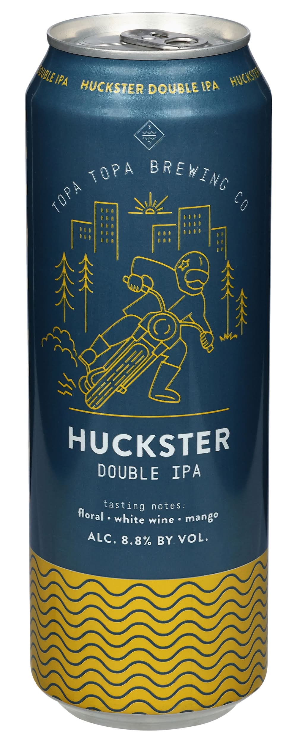 Topa Topa Brewing Co. Double Ipa Huckster Beer (19.2 fl oz)