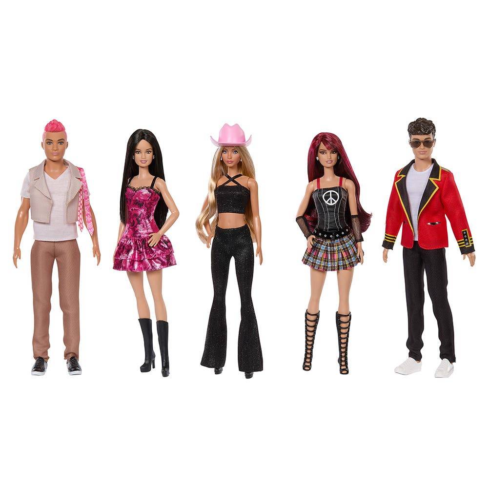 BARBIE RBD PAQUETE DE 5 PERSONAJES