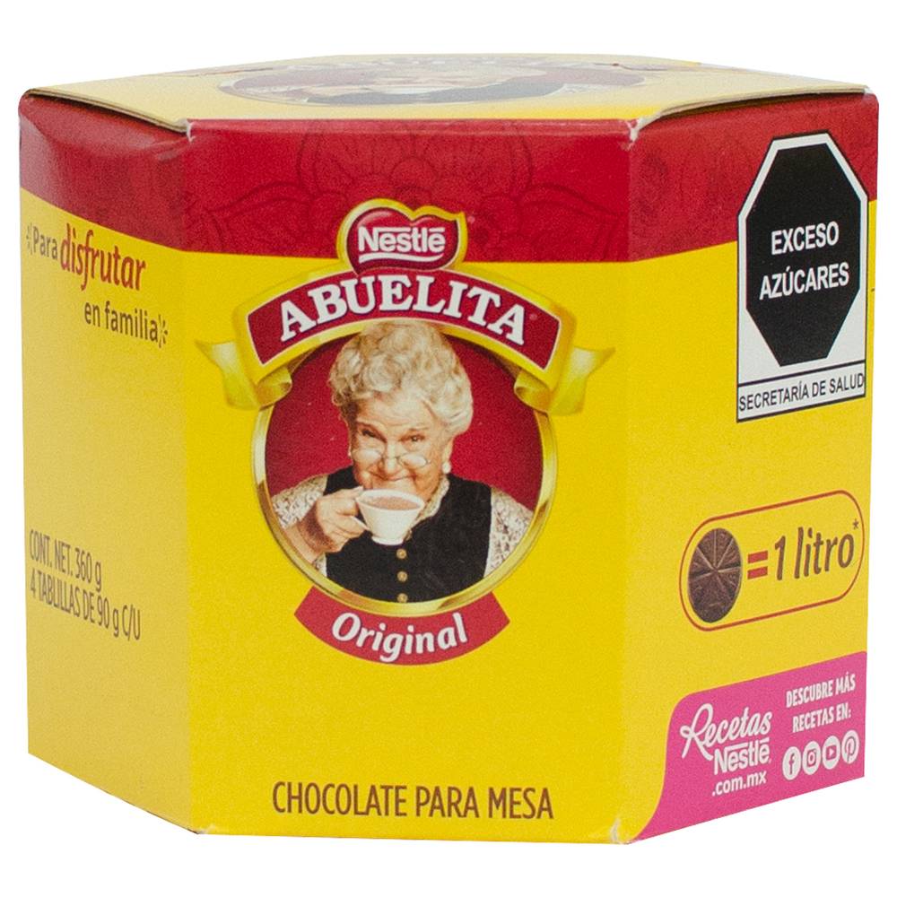 Abuelita · Chocolate para mesa (4 x 90 g)