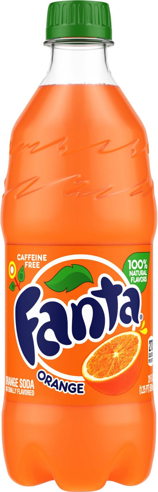 Fanta Caffeine Free Soda (20 fl oz) (orange)