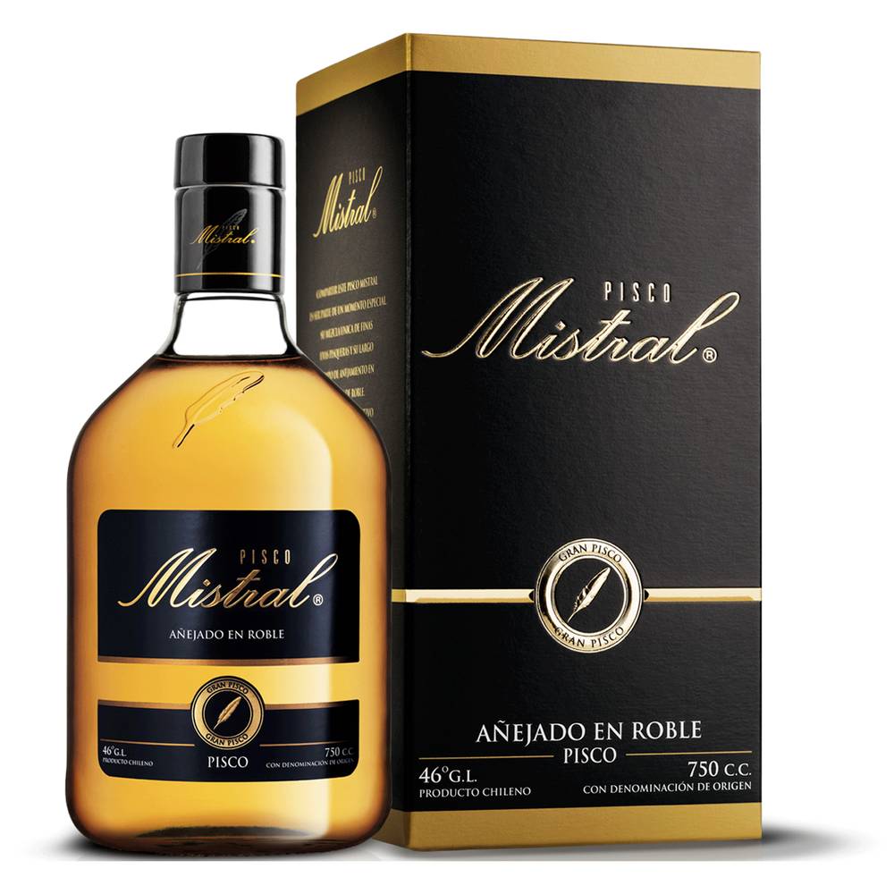 Mistral · Pisco añejado en roble 46° (750 ml)