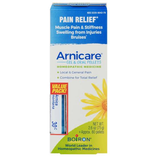 Boiron Arnicare Value pack Topical Gel & Oral Pellets Homeopathic Medicine