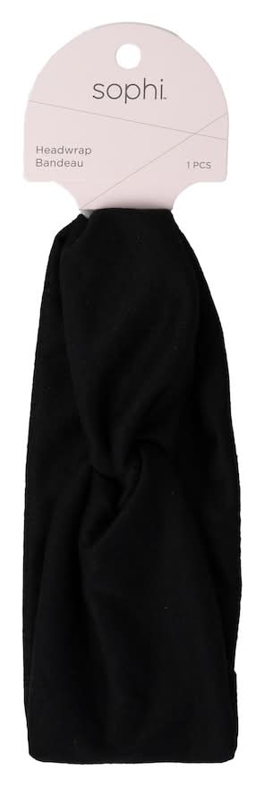 Active Super Stretch Fabric Headband Wraps, Black