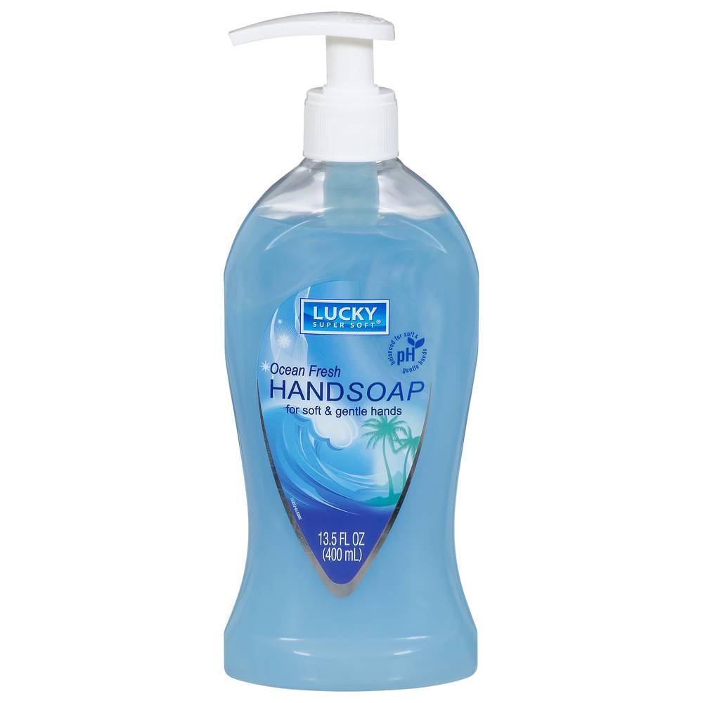 Lucky Super Soft Hand Soap, Ocean Fresh (13.5 fl oz)