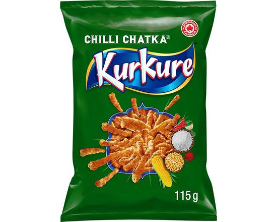 Kurkure · Collations Chilli Chatka (115 g) - Chilli Chatka snacks (115 g)