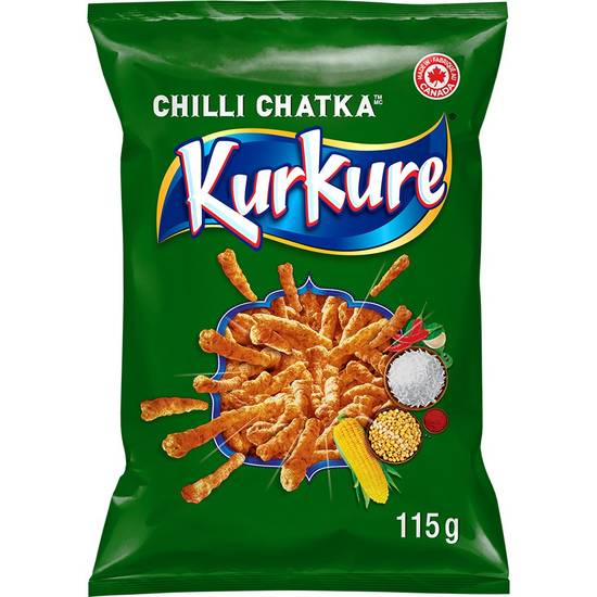 Kurkure · Collations Chilli Chatka (115 g) - Chilli Chatka snacks (115 g)