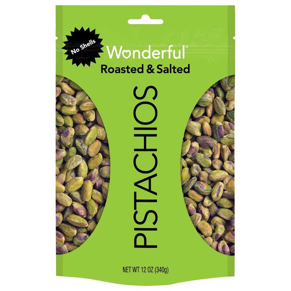 Wonderful Roasted and Salted No Shell Pistachios (12 oz)