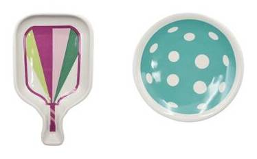 Assorted Pickleball Ceramic Tray, 1Pc. By Fab Finds