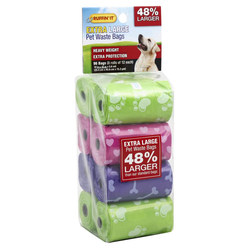 Ruffin' It Extra Large Pet Waste Bags (8 ct)