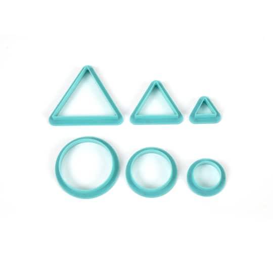 Triangles & Circles Clay Cutter Set By Bead Landing