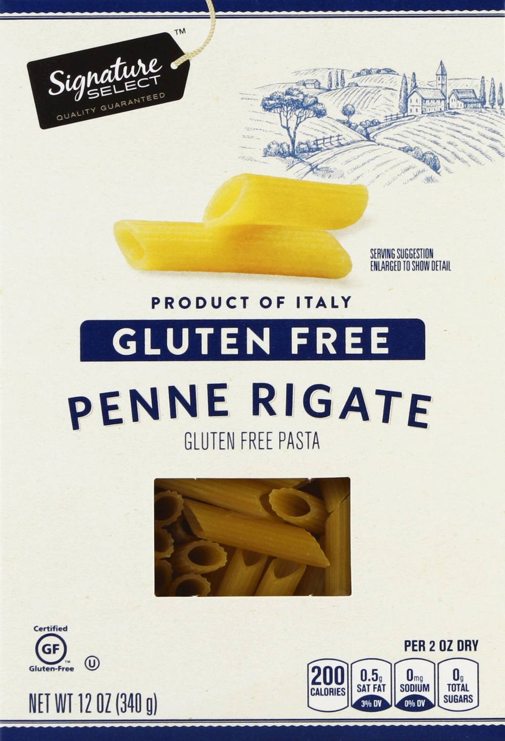 Signature Select Pasta Penne Rigate Gluten Free (12 oz)